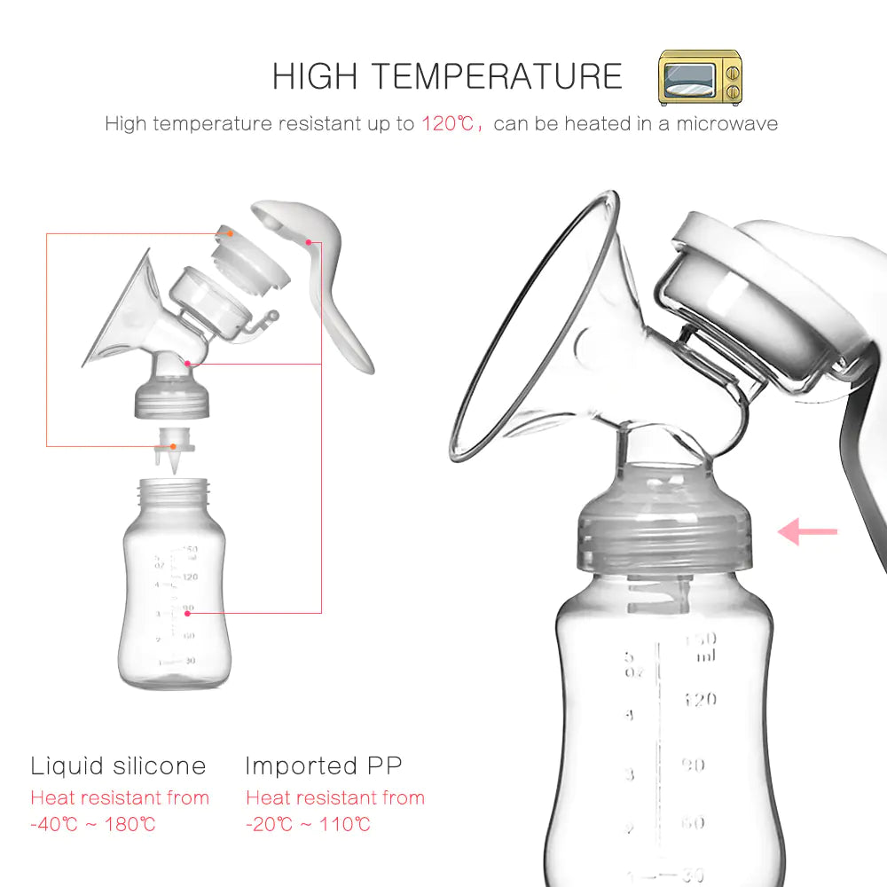 Silicone Manual Breast Pump for Pregnant Women