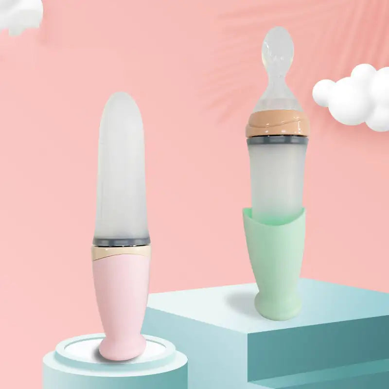 Silicone Spoon for Baby Rice Noodles and Milk