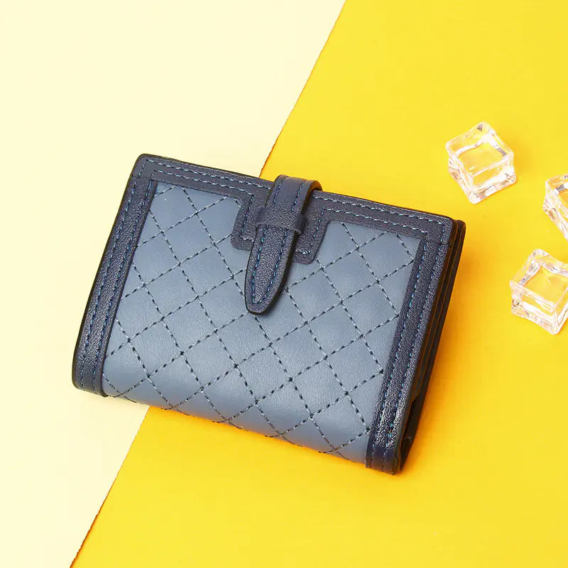 Compact Japanese-Korean Wallet with Card Slots